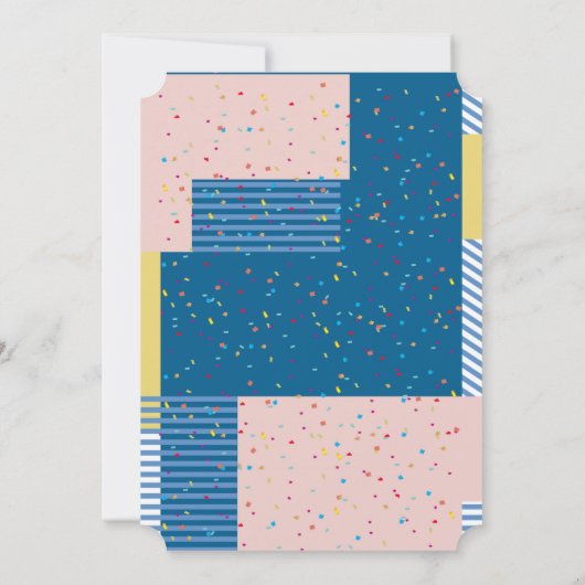 Schattigee Roze Uil Geslacht Neutraal Woodland Bab Kaart (Achterkant)