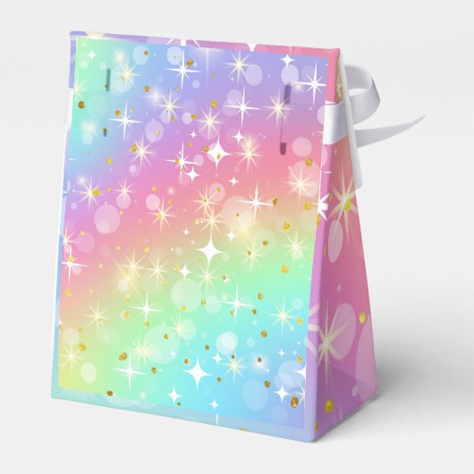 Schattigee roze uil sterren Twinkle dank u Baby sh Bedankdoosjes (Achterkant)