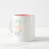 Schattigee Roze Valentijnsdag Mok (Voorkant links)