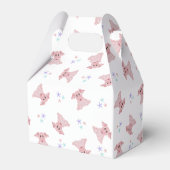 Schattigee Roze Varkens Barnyard Verjaardag Kinder Bedankdoosjes (Achterkant)
