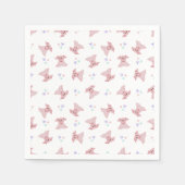 Schattigee Roze Varkens Barnyard Verjaardag Kinder Servet (Voorkant)