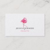 Schattigee roze vlammen gepersonaliseerd visitekaartje (Voorkant)