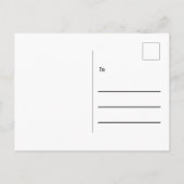 Schattigee Roze Vlinder Bewegende Aankondiging Briefkaart (Achterkant)