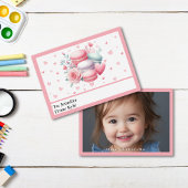 Schattigee Roze Volledige Foto Classroom Valentijn Notitiekaartje