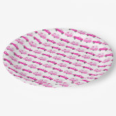 Schattigee Roze Vrachtwagen & Aanhangwagen RV Avon Papieren Bordje (Gekanteld)