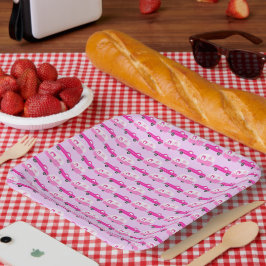 Schattigee Roze Vrachtwagen & Aanhangwagen RV Avon Papieren Bordje