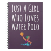 Schattigee Roze Water Polo Gifts Pool voor Baby Gi Notitieboek (Voorkant)