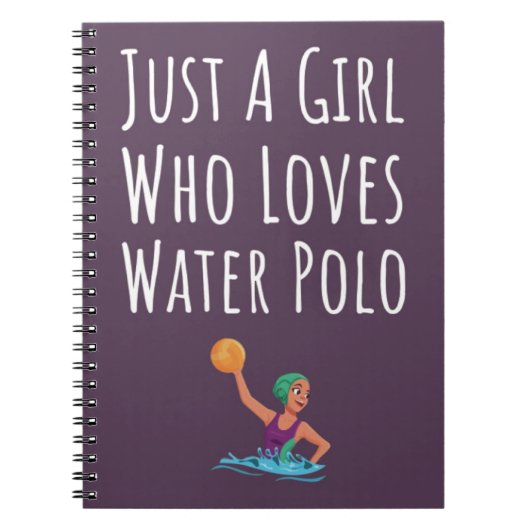 Schattigee Roze Water Polo Gifts Pool voor Baby Gi Notitieboek (Voorkant)