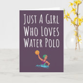 Schattigee Roze Water Polo Kaarten voor Baby Meisj (Gele Bloem)