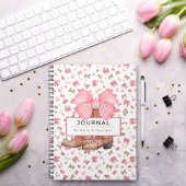 Schattigee Roze Waterverf Bows Cowgirl Boots Journ Notitieboek