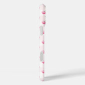 Schattigee Roze Waterverf Cherry Pink Gingham Patt Case-Mate iPhone Case (Achterkant / Rechts)