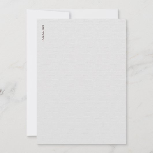 Schattigee Roze Waterverf Eerste Verjaardag Party Kaart (Achterkant)