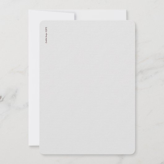 Schattigee Roze Waterverf Eerste Verjaardag Party  Kaart (Achterkant)