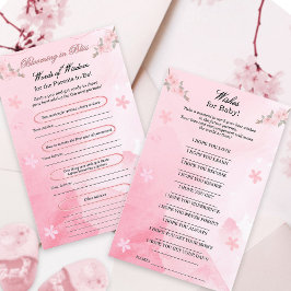 Schattigee Roze Waterverf Girly Baby shower Leuk a