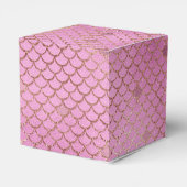 Schattigee Roze Zeemeermin Schalen voor een Verjaa Bedankdoosjes (Achterkant)