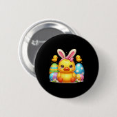 Schattigee Rubber Duck Duckling Bunny Hoofdband Fu Ronde Button 5,7 Cm (Voorkant /achterkant)