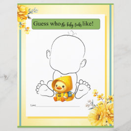 Schattigee Rubbereend die Baby als spel zal kijken