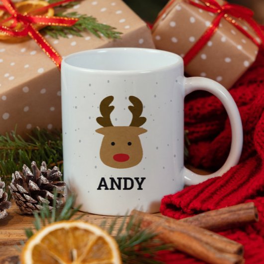 Schattigee Rudolph Custom Name Mok