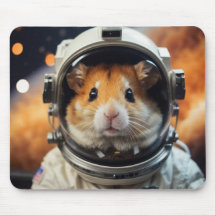 Schattigee ruimte astronaut hamster