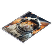 Schattigee ruimte astronaut hamster notitieboek (Linkerzijde)