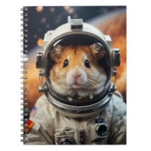 Schattigee ruimte astronaut hamster