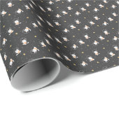 Schattigee ruimte kattenpatroon cadeaupapier (Rol Hoek)