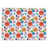 Schattigee Ruimte Patroon Gift Bag Groot Cadeauzakje (Achterkant)