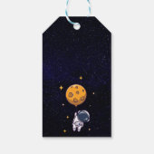 🚀 Schattigee ruimte thema verjaardag – voor elke  Cadeaulabel (Achterkant)