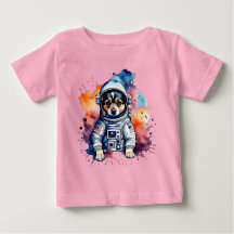 Schattigee ruimtehond astronaut puppy