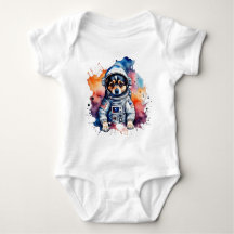 Schattigee ruimtehond astronaut puppy