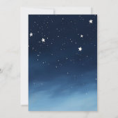 Schattigee ruimtethema-gender onthult astronaut-Be Kaart (Achterkant)