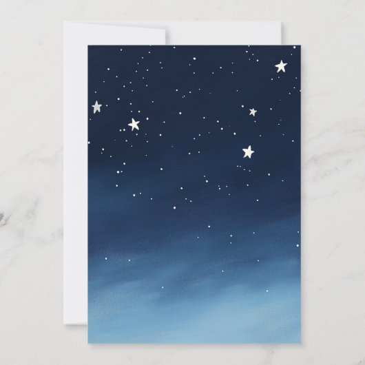 Schattigee ruimtethema-gender onthult astronaut-Be Kaart (Achterkant)