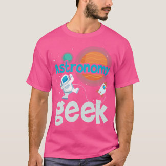 Schattigee Ruimtevaarder Astronaut Cartoon Astrono T-shirt