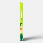 Schattigee rups en madeliefjes gepersonaliseerd Case-Mate iPhone case (Achterkant / Links)