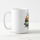 Schattigee rustgevende puppy stress minder koffiemok (Links)