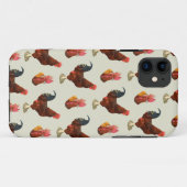 Schattigee rustieke boerderij Waterverf Haan Kip Case-Mate iPhone Case (Achterkant (horizontaal))