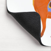 Schattigee rustieke bruine paardennaam gepersonali muismat (Hoek)