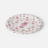 Schattigee rustieke Cowgirl Westerne Coquette Part Papieren Bordje (Gekanteld)