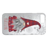 Schattigee rustieke glanzende besneeuwde vrolijke  Case-Mate iPhone case (Achterkant (Horizontaal))