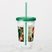 Schattigee rustieke/ haan acryl drinkbeker (Rechts)
