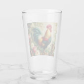Schattigee rustieke/ haan glas (Achterkant)