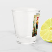 Schattigee rustieke/ haan shot glas (Links)