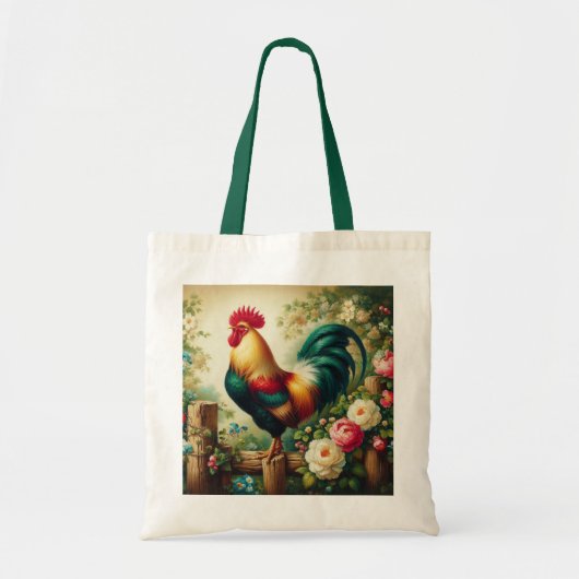Schattigee rustieke/ haan tote bag (Voorkant)