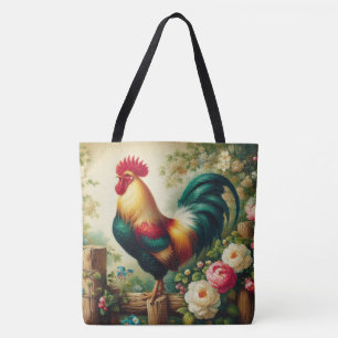 Schattigee rustieke/ haan tote bag