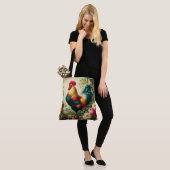 Schattigee rustieke/ haan tote bag (Op model)