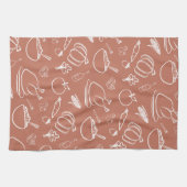 Schattigee rustieke Herfst herfst Thanksgiving oog Theedoek (Horizontaal)