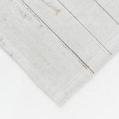 Schattigee rustieke Plaid Faux Wood Family Gnome E Fleece Deken (Hoek)