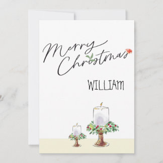 Schattigee, rustieke, traditionele kerstkaart