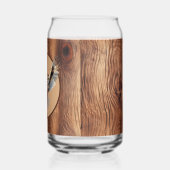 Schattigee rustieke uilenliefhebbers Land Blikvorm Glas (Links)