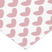 Schattigee rustieke Valentijnse harten patroon Korte Tafelloper (Hoek)